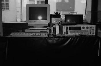 [ Ralf Wehowsky's home-recording desk around 1992 ]